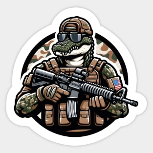 Tactical Crocodile Operator Sticker